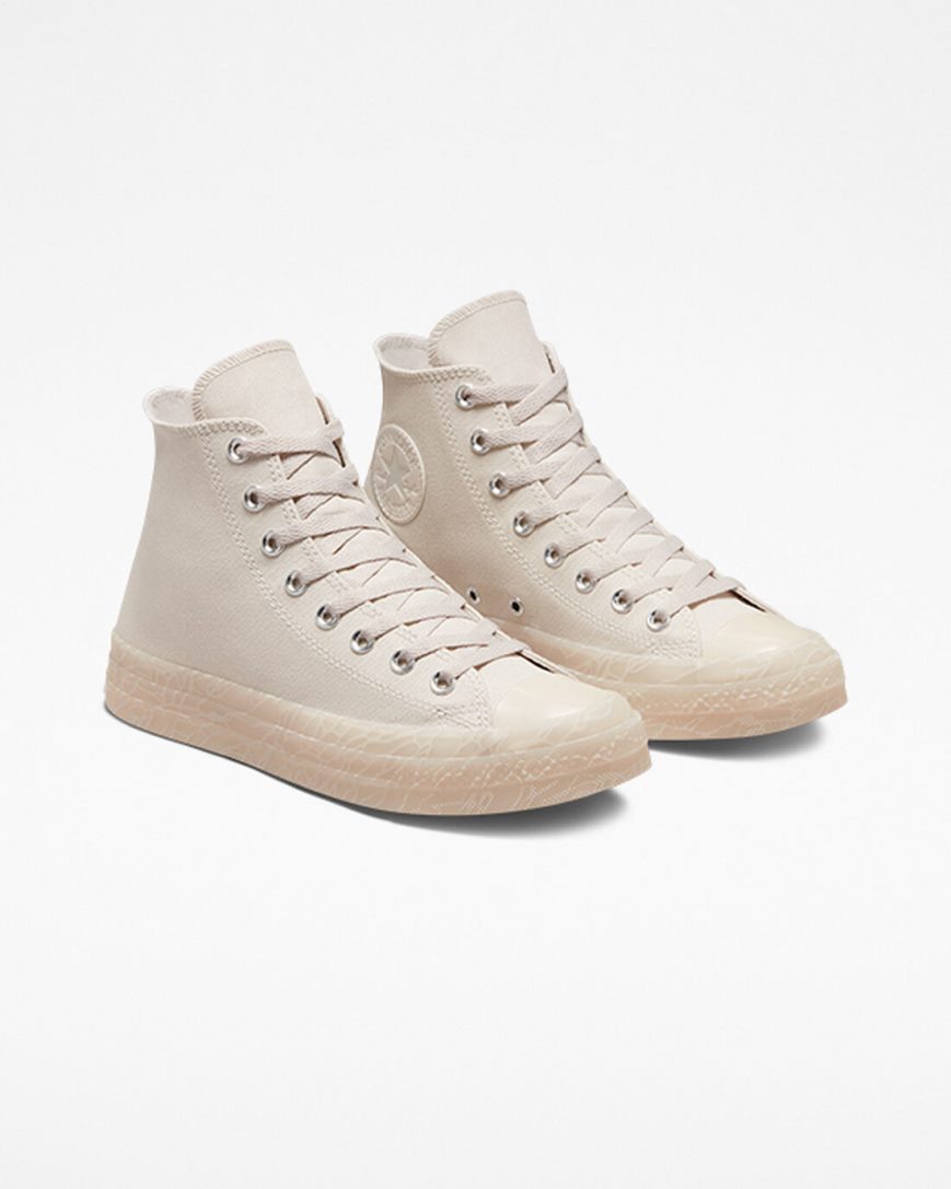 Dámské Boty Vysoké Converse Chuck Taylor All Star CX Tonal Bark Béžový | CZ C31TL98